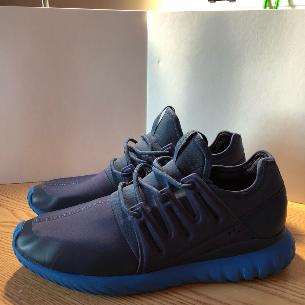 Adidas Originals Tubular Radial Shoes Sz 13 Blue